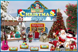 Challenge #166 Christmas Snow Free Hidden Objects screenshot 1