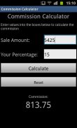 Commission Calculator screenshot 0