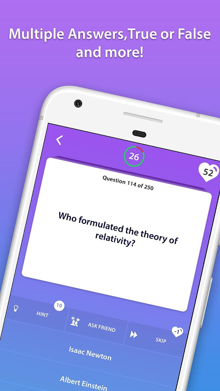 Trivia Quiz - Perguntas de Conhecimentos Gerais - Aplicação do dia -  androidPT