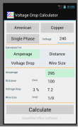 Voltage Drop Calculator screenshot 0