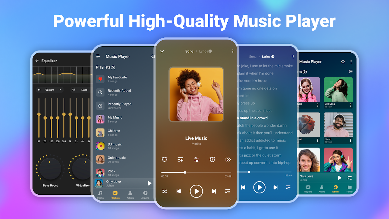 Музыкальный плеер - MP3-плеер и аудио-плеер - Загрузить APK для Android |  Aptoide