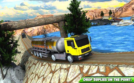 Snow Offroad Oil Truck Drive screenshot 2