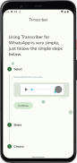 Transcriber for WhatsApp screenshot 2