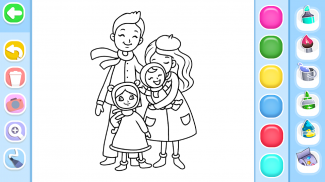 Family Love Coloring Book screenshot 1