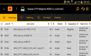 Kodak mobile CTP control App screenshot 6