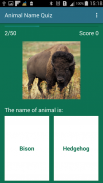 Animal Name Quiz screenshot 0