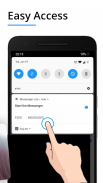 Messenger ฟรีสำหรับข้อความ วิดีโอแชท ชื่อผู้โทร screenshot 1