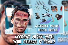 Accident Prank Photo Editor - Fake Injury On Body screenshot 3