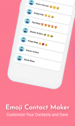 Emoji Contact Editor - Contact Emoji Maker 2020 screenshot 2