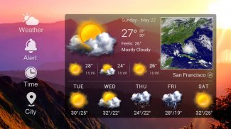 時鐘·鬧鐘小工具 + 香港未來7天精準天氣氣象預報 screenshot 8