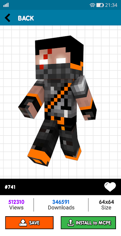 Pixel gun 3d herobrine skin 