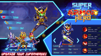 Superhero Armor: City War - Robot Fighting screenshot 1
