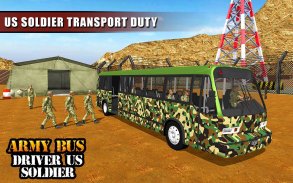 Army Bus Driver US Soldier Transport Duty 2017 screenshot 5