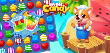 Süßes Süßigkeit-Puzzlespiel screenshot 4