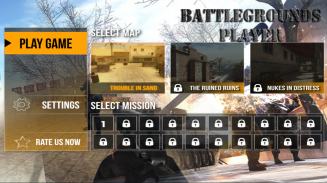 Fire Free Squad Battle Royale Battleground Player screenshot 0