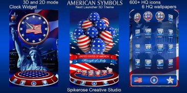 American Symbols 3D Next Launc screenshot 3