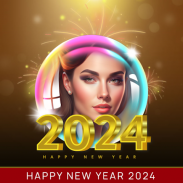 Happy New Year 2024 PhotoFrame screenshot 3
