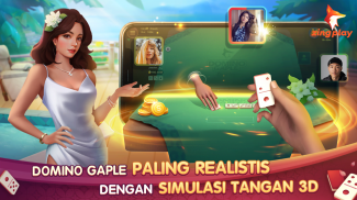 Domino Gaple 3D ZingPlay Poker screenshot 0