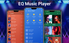 Pemutar Musik - 10 Band Equalizer Audio Player screenshot 1