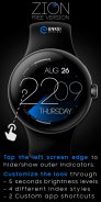 ZION Blue - digital watch face screenshot 14