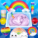 Rainbow Slime Kit – DIY Fluffy Slime