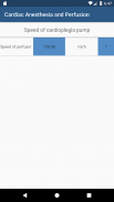 Cardiac Anesthesia and Perfusion Calculator screenshot 0