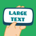 Large Text Icon