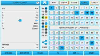 Colorful Keno: Las Vegas Casino Keno 4 Card Keno screenshot 3