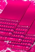 Tema tastiera colore rosa screenshot 4