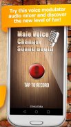 Male Voice Changer Sound Booth screenshot 1