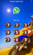 AppLock Theme Moto Race screenshot 9