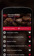 Chocolate Recipes screenshot 0