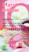 Marshmallow Font for FlipFont , Cool Fonts Text screenshot 2