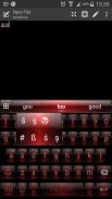 Dusk Red Emoji Keyboard screenshot 2