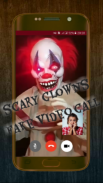 Scary Clowns Fake Voice & Video Call Horror screenshot 1