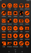 Orange and Black Icon Pack Free screenshot 21