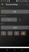 Easy Percentage - calculation of percentages screenshot 2