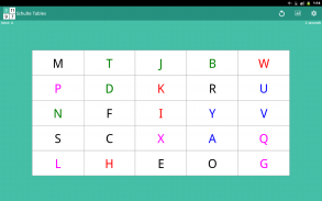 Schulte Tables screenshot 1