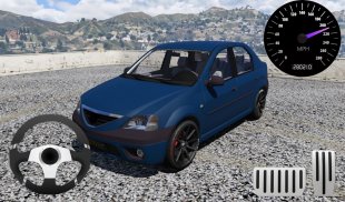 City Car Renault Logan OffRoad screenshot 2