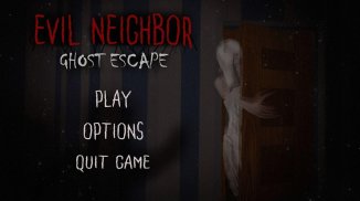 Scary Horror Games: Evil Neighbour Ghost Escape screenshot 1