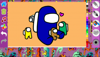 Coloring Among Us Impostors screenshot 0