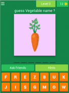 Quiz Fruits & Veggies names screenshot 0