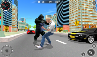 Gorilla City Simulator - Rope Hero Gorilla Game screenshot 5