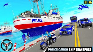 Police Transporter Cargo Ship screenshot 1