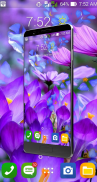 Purple Flower Wallpaper screenshot 1