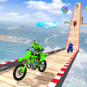 Bike Stunt Racing Games: Crazy Icon