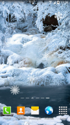 Winter Waterfalls Wallpaper screenshot 0