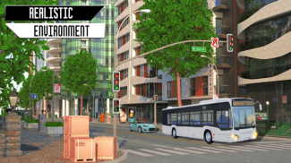 Bus Simulator Coach Bus High Wheel City bus sim screenshot 2