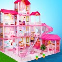 Girl Doll House Design Games Icon