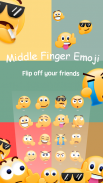 Middle Finger Emoji Sticker screenshot 3